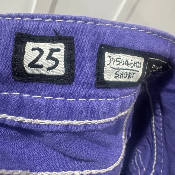 Miss Me purple denim shorts size 25 - Picture 2 of 5
